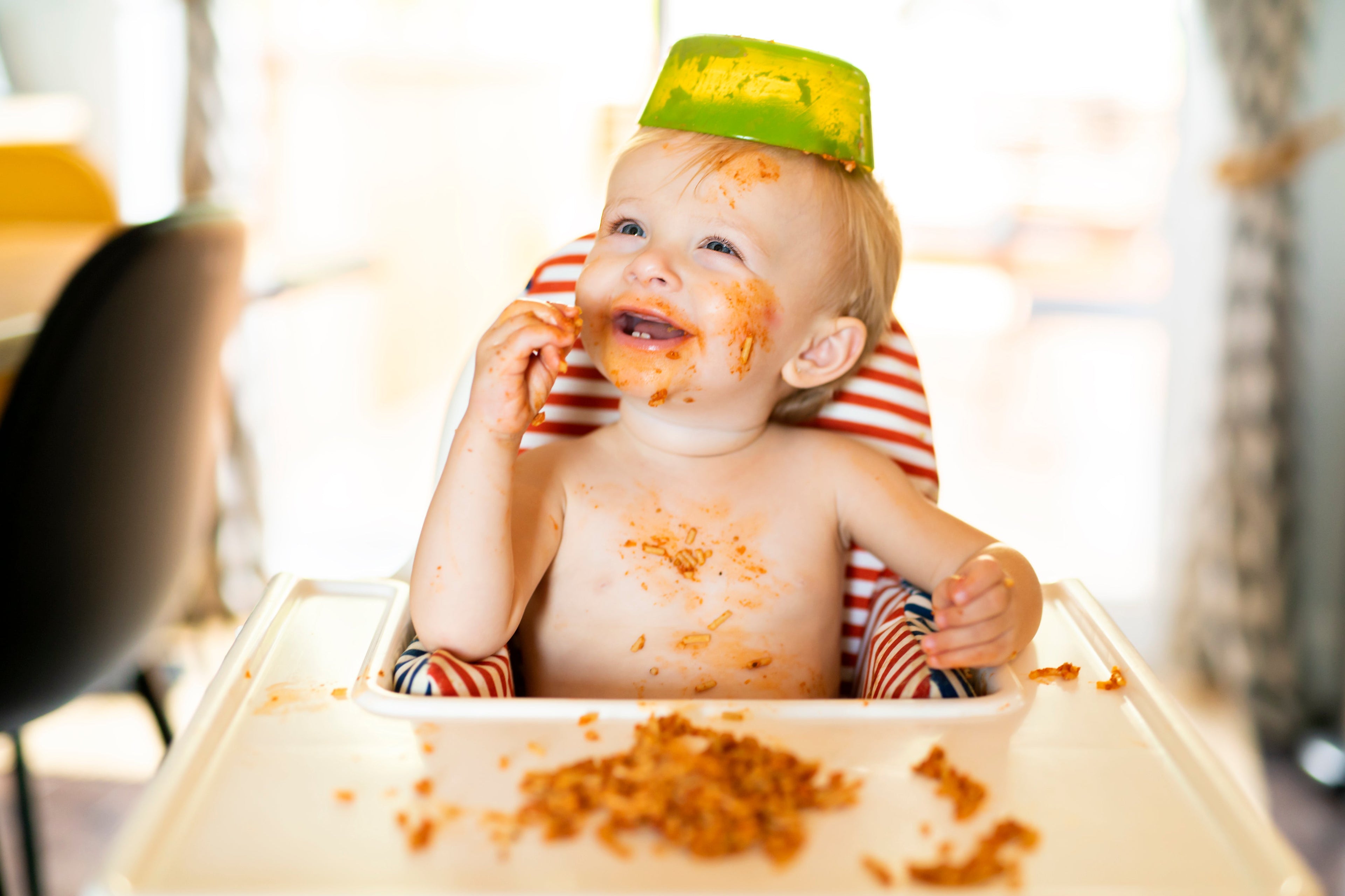 How to create a mess-friendly mealtime space