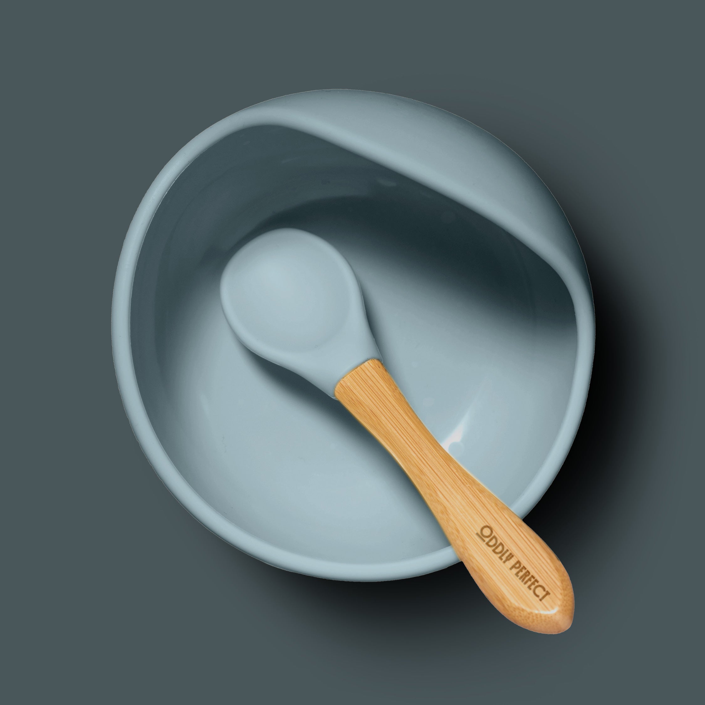 Tidy Tots Blueberry Bowl & spoon set