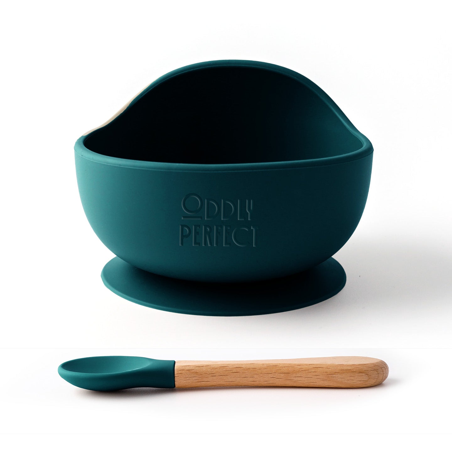 Tidy Tots Peacock Bowl & spoon set