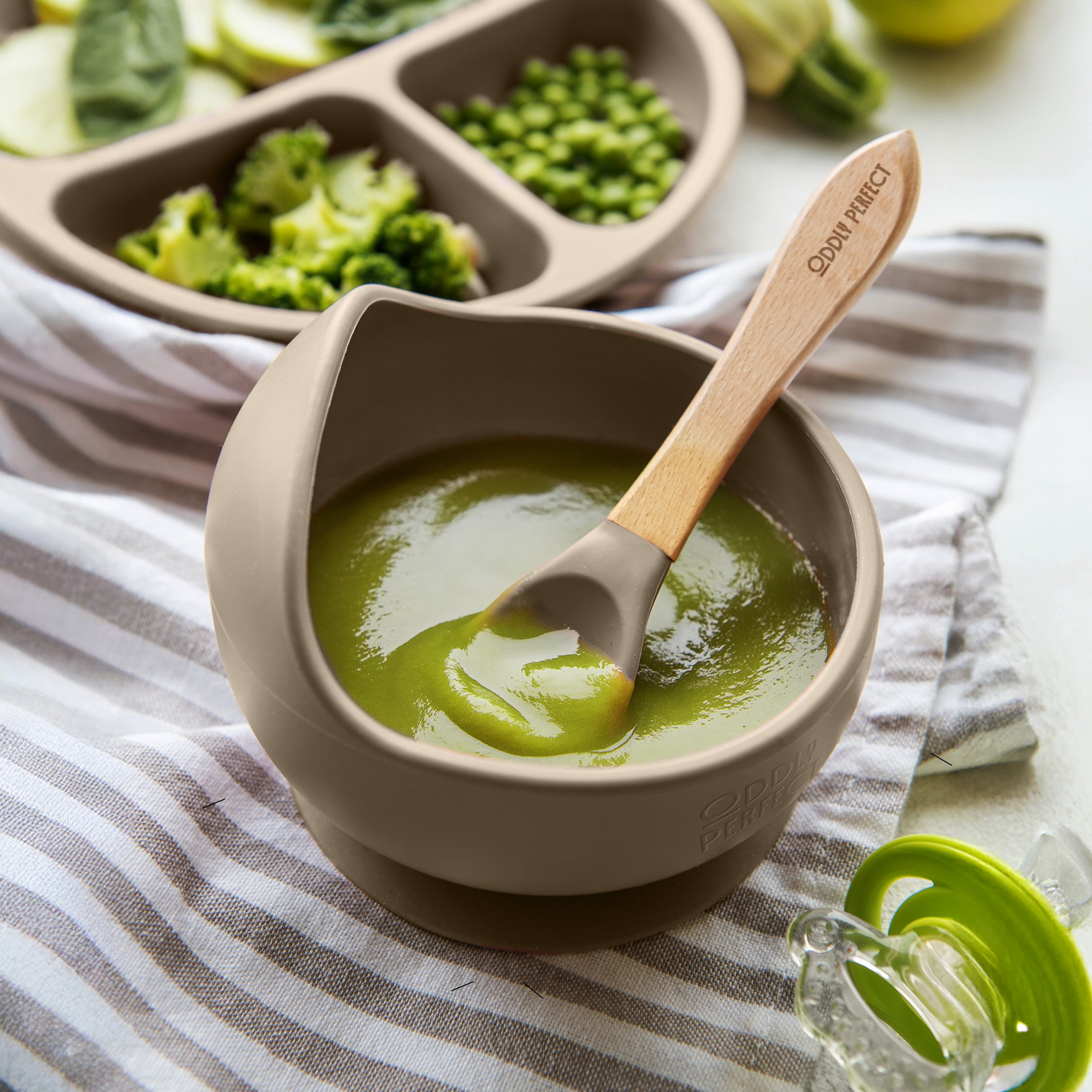 Tidy Tots Marle Bowl & spoon set