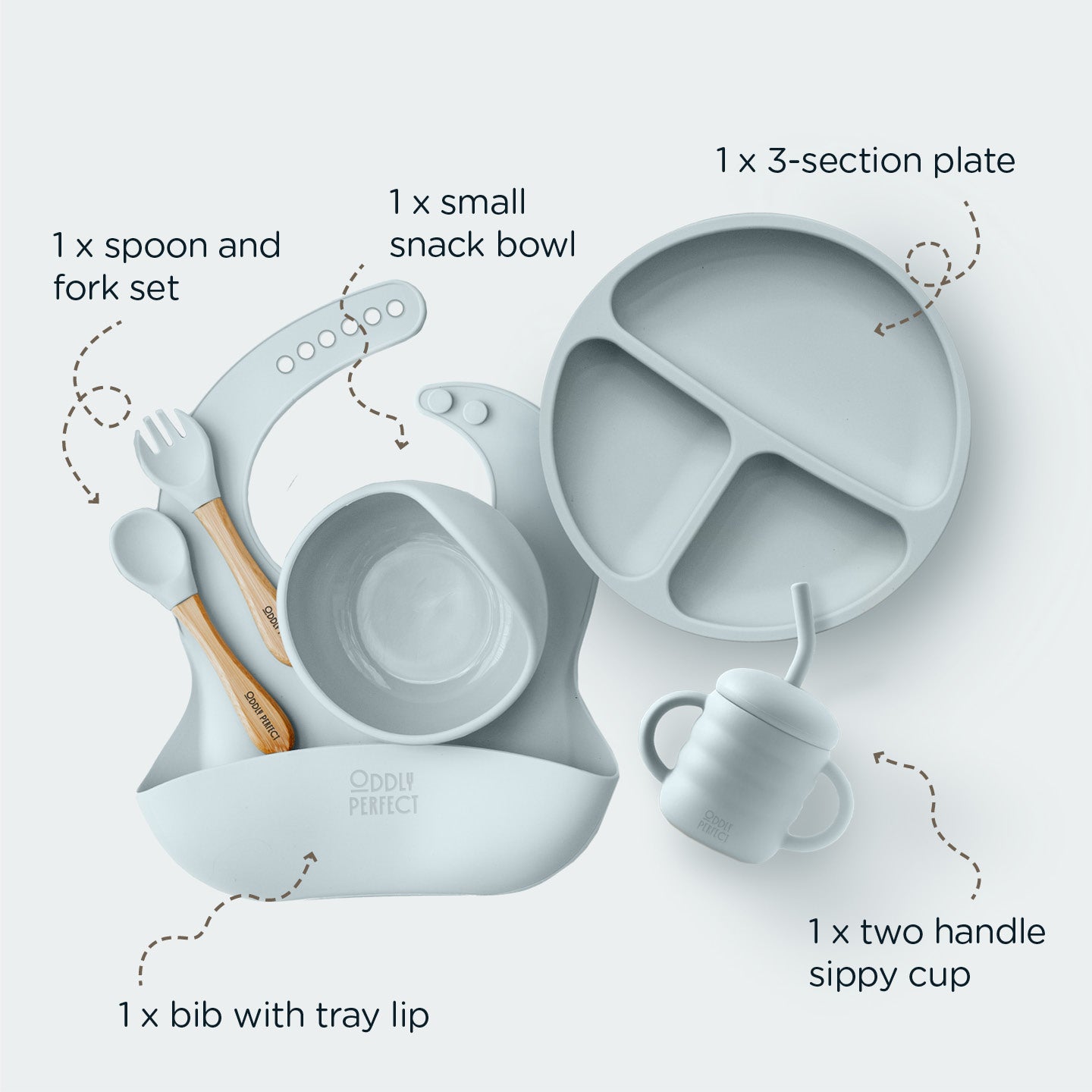 Tiny Dining Blueberry Feeding Set