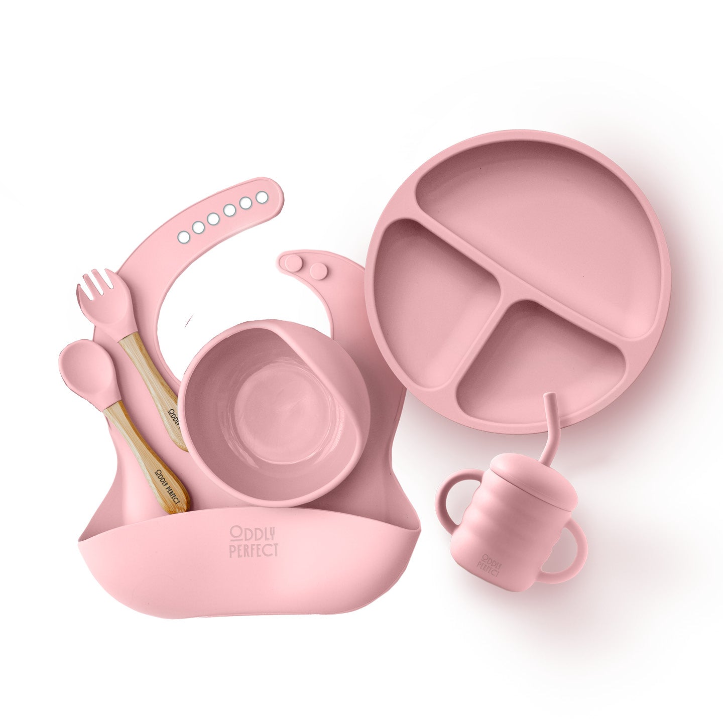 Tiny Dining Pink Berry Feeding Set