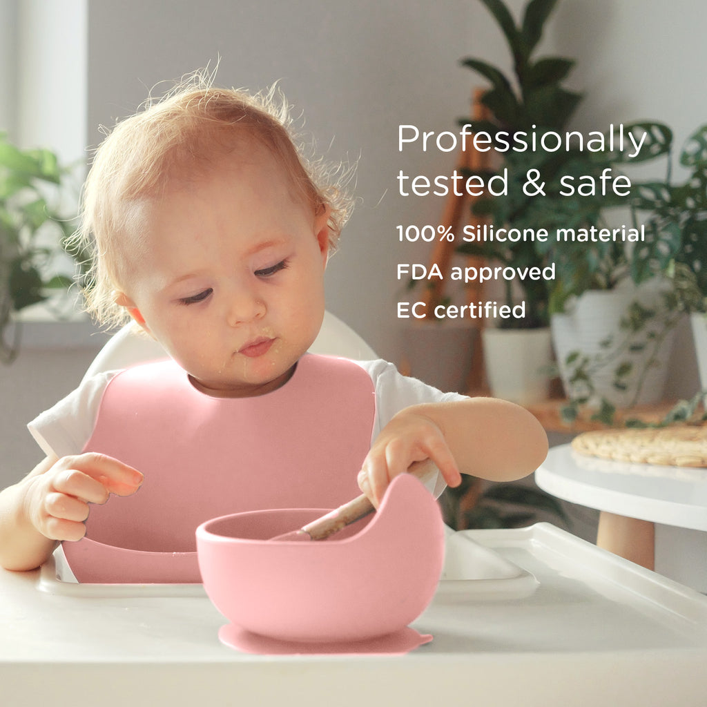 Tiny Dining Pink Berry Feeding Set