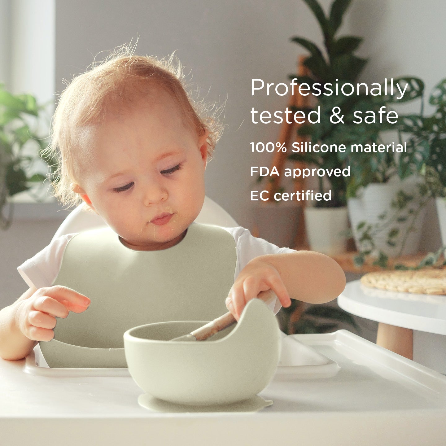 Tiny Dining Sage Feeding Set