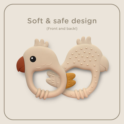 Polly Parrot Teether Natural