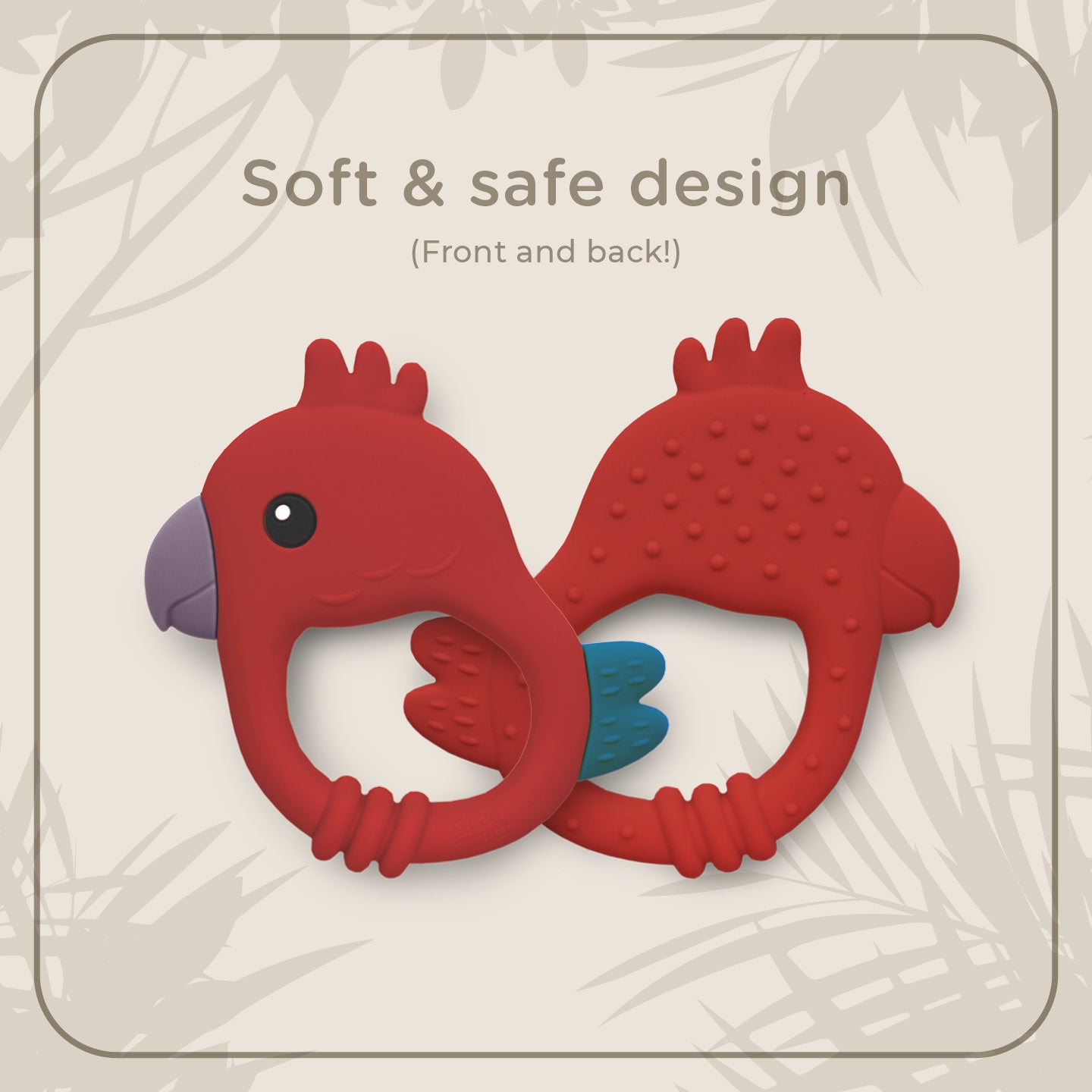 Polly Parrot Teether Scarlett