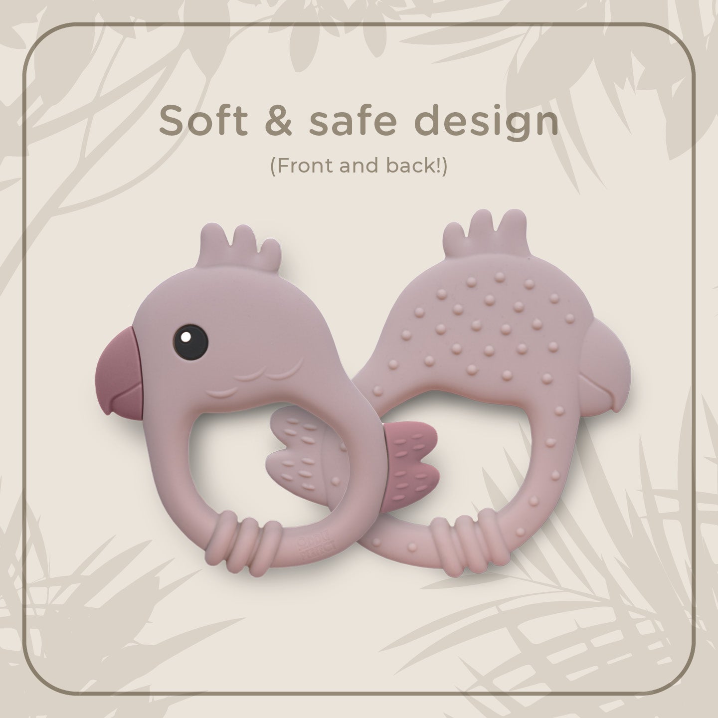 Polly Parrot Teether Rose